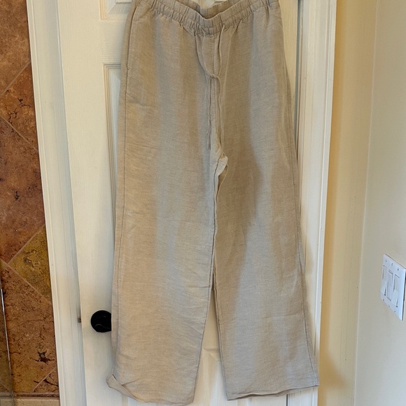 H&M Pants - H&M Cream Wide Leg Pants